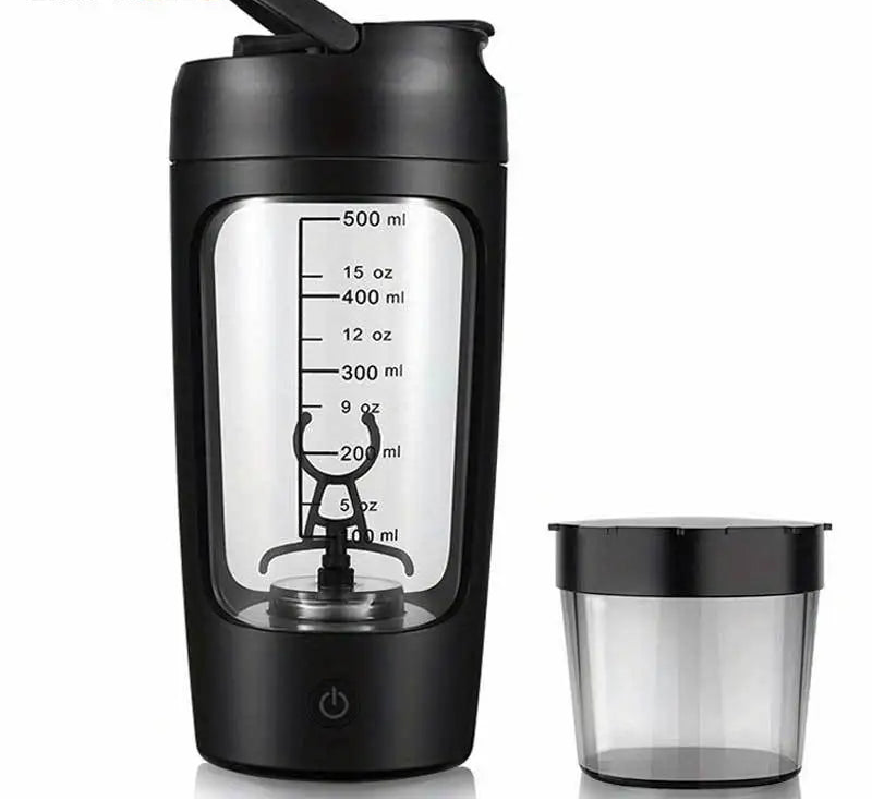500ML Electric Protein Powder Mixing Cup Automatic Shaker Bottle Mixer Shake Bottle Milk Coffee Blender Kettle Fro Gym Outdoor